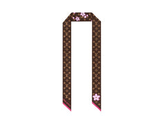 Louis Vuitton x Takashi Murakami Monogram Cherry Blossom Bandeau BB Sakura Brown