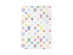 Louis Vuitton x Takashi Murakami Passport Cover White Multicolored