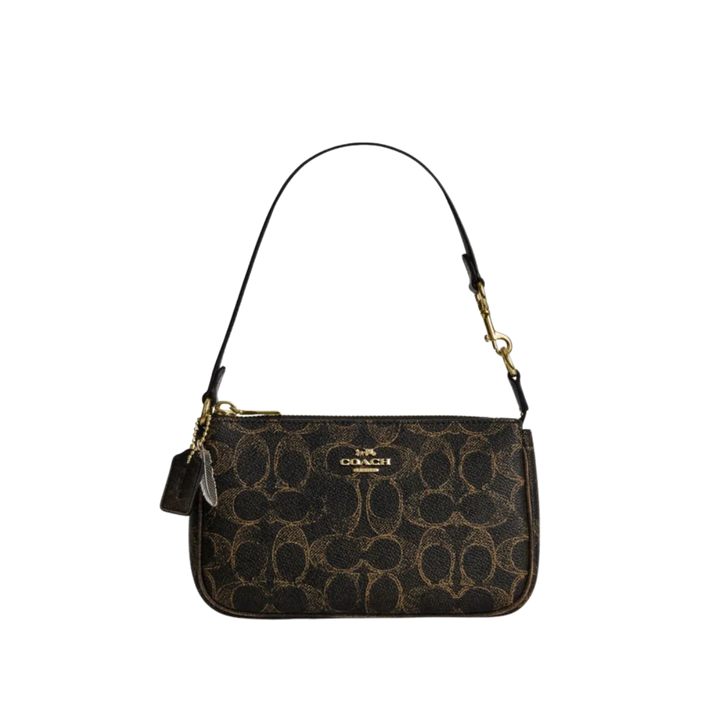 Coach Nolita 19 In Loved Signature Canvas With Charms Gold Brown