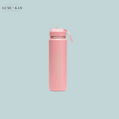 Lululemon Back to Life Sport Bottle 24oz Straw Lid Pink
