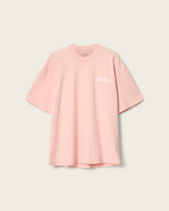ALL SAINTS Odyssey Oversized Short Sleeve Crew T-Shirt Blushed Pink
