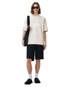 ALL SAINTS BIGGY SS CREW BAILEY TAUPE