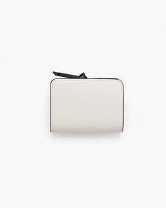 Marc Jacobs Marc Jacobs The Utility Snapshot Mini Compact Wallet Black/White Black/white