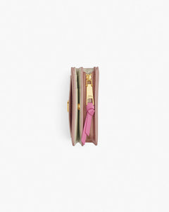 Marc Jacobs Marc Jacobs The Utility Snapshot Mini Compact Wallet Rose Multi Rose Multi