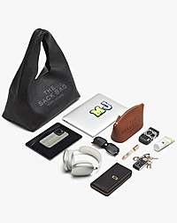 Marc Jacobs Marc Jacobs The Patchwork Denim Sack Bag Black Denim Black Denim