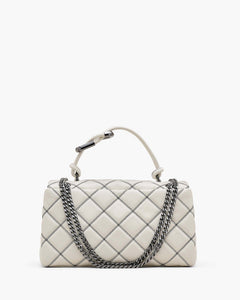 Marc Jacobs Marc Jacobs The Bi-Color Quilted Dual Convertible Shoulder Bag White/Black White/black