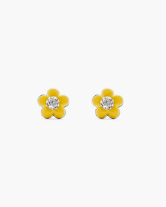 Marc Jacobs Marc Jacobs The Daisy Stud Earrings Silver/Daisy Yellow Silver/daisy Yellow