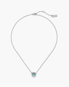Marc Jacobs Marc Jacobs The Button Abalone Necklace Silver/Abalone Silver/abalone
