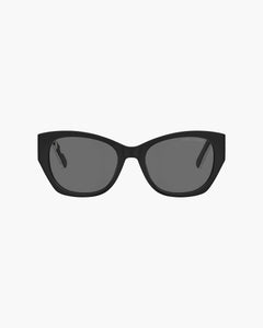 Marc Jacobs The Bold Logo Cat Eye Sunglasses Black/white