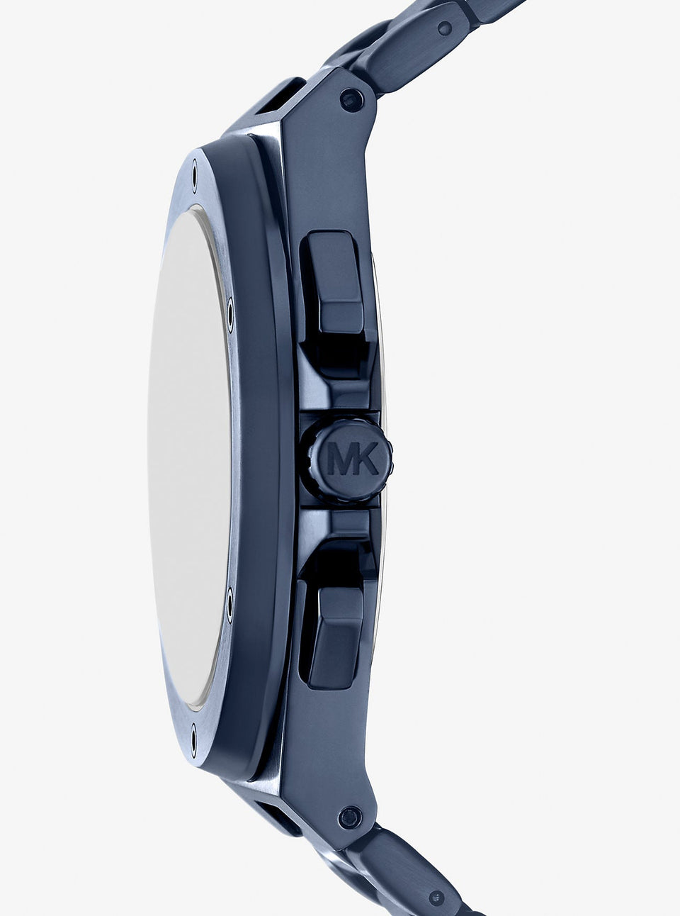 Michael Kors Oversized Lennox Blue-Tone Watch Navy