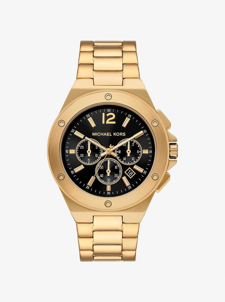 Michael Kors Oversized Lennox Gold-Tone Watch Gold