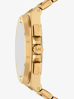 Michael Kors Oversized Lennox Gold-Tone Watch Gold