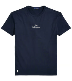Navy Blue Logo Jersey Classic Fit Navy Blue T-Shirt