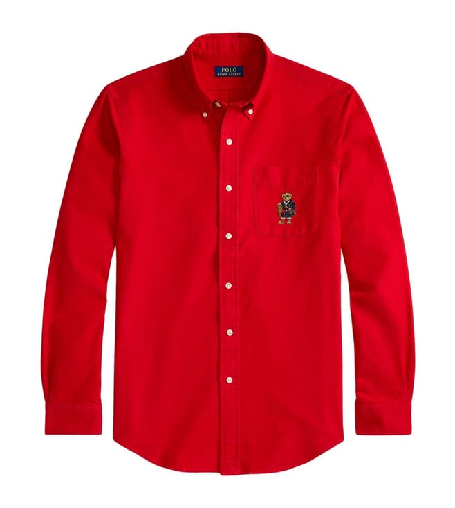 POLO RALPH LAUREN Red Graphic Regular Fit Shirt