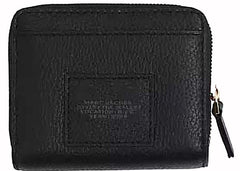 Marc Jacobs The Leather Mini Compact Wallet Black