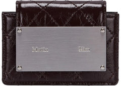 Matin Kim Quilting Accordion Wallet Black