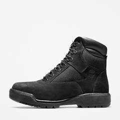 Timberland 6-Inch Waterproof Field Boot Black Nubuck Men'S