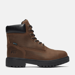 Timberland Direct Attach 6" Steel Toe Waterproof Work Boot Brown Men'S