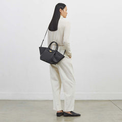 DeMellier The Midi New York deep tan suede & tan smooth