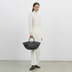 DeMellier The Midi New York deep tan suede & tan smooth