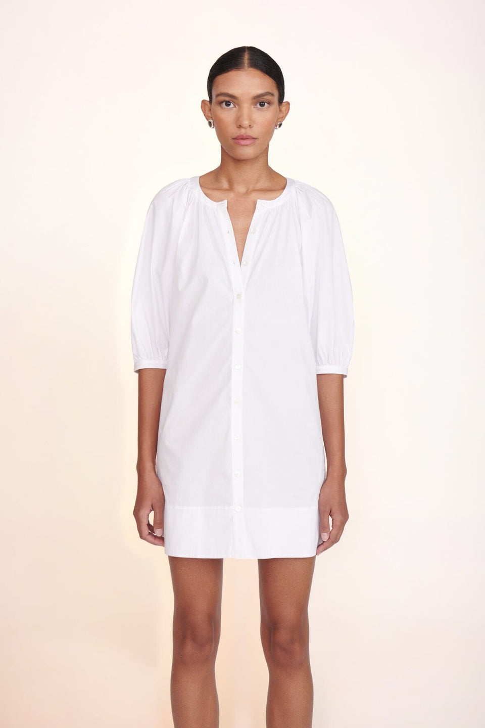 MINI VINCENT DRESS WHITE