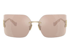 Miu Miu Irregular Sunglasses Gold (0MU 54YS ZVN20F)