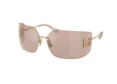 Miu Miu Irregular Sunglasses Gold (0MU 54YS ZVN20F)