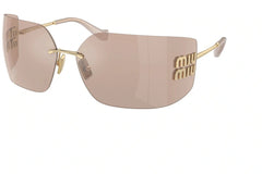Miu Miu Irregular Sunglasses Gold (0MU 54YS ZVN20F)
