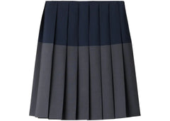 Miu Miu Kid Mohair Skirt Hematite/Navy
