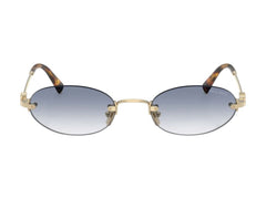 Miu Miu Logo Sunglasses Indigo (0MU A54S ZVN80O)