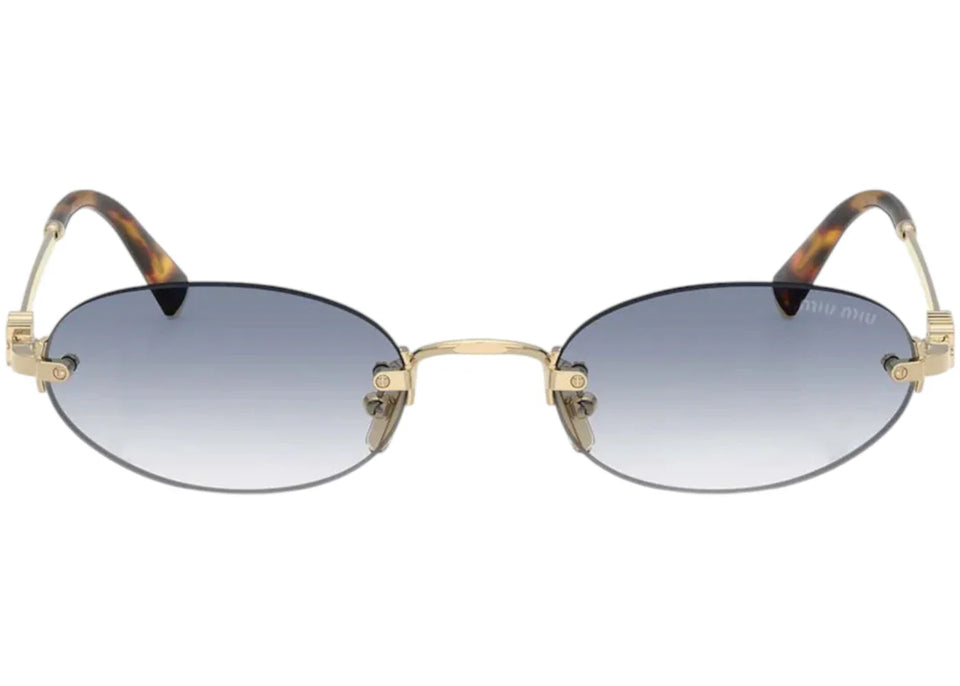 Miu Miu Logo Sunglasses Indigo (0MU A54S ZVN80O)
