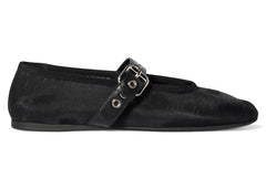 Miu Miu Mesh Fabric Ballerinas Black (Women's)