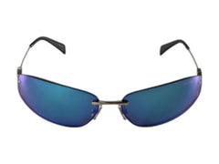 Miu Miu Miu Nocturne Sunglasses Mirrored Cyan (0MU A50S 1BC10K)