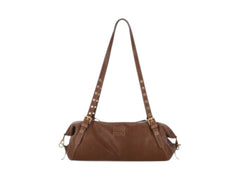 Miu Miu Monk Strap Shoulder Bag Bruciato