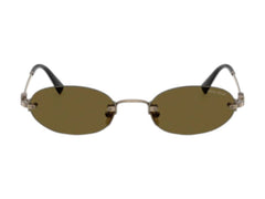 Miu Miu Oval Sunglasses Brown/Black (0MU A54S 26C09Z)