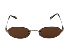 Miu Miu Oval Sunglasses Chocolate Brown (0MU A54S 1BC90Q)