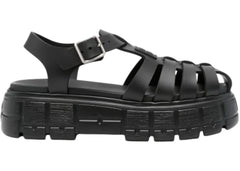 Miu Miu Soft Cage Sandal Nero (Women's)
