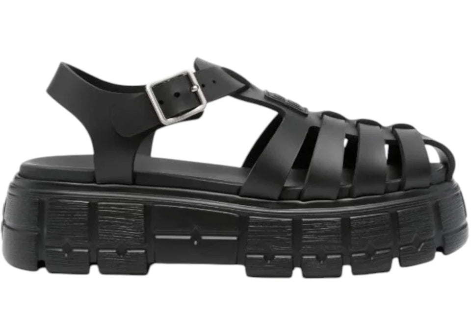 Miu Miu Soft Cage Sandal Nero (Women's)