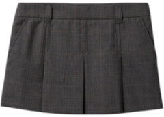Miu Miu Tartan Print Mini Skirt Ardesia