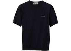 Miu Miu Wool Crewneck Sweater Bleu
