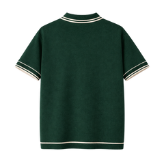 Monaco Knit Polo – Forest