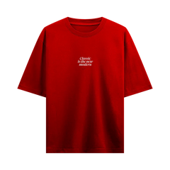 Myugen Nike Bitches Oversized T-Shirt Red