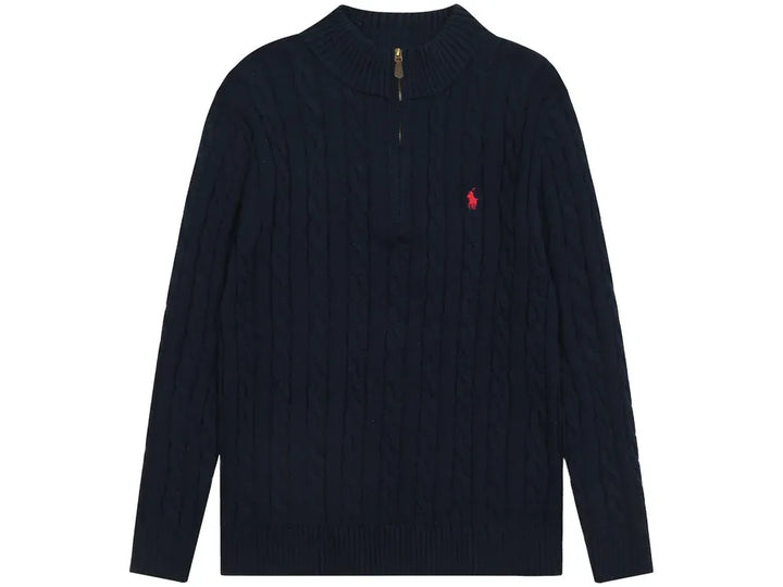 Polo Ralph Lauren Cable Knit Sweater navy blue