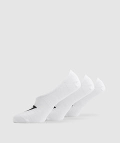Gymshark No Show Socks 3Pk White