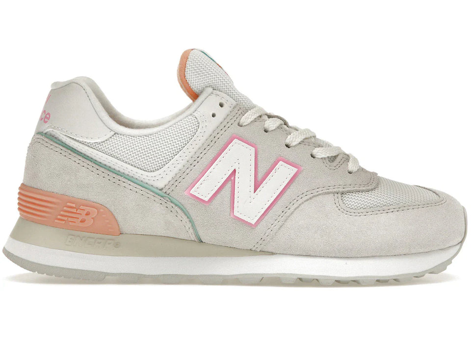 New Balance 574 Nimbus Cloud Peach Glaze Womens