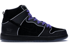 Nike Sb Dunk High Black Purple Box