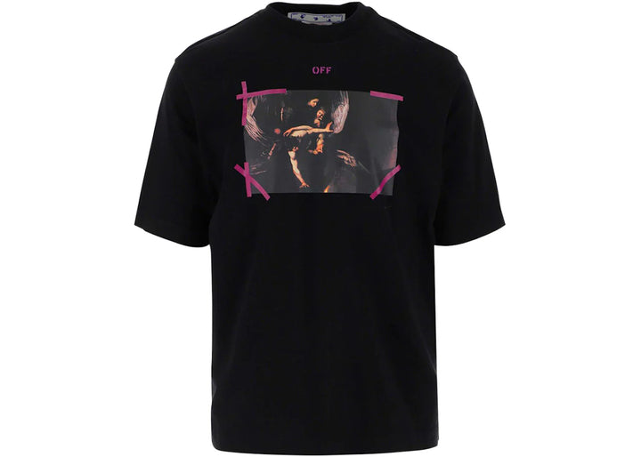 OFF-WHITE Arrow Caravaggio Mercy T-Shirt Black/Purple/Multi