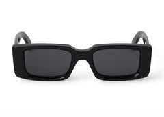 OFF-WHITE Arthur Rectangle Sunglasses Black/Dark Grey (OERI127S24PLA0011007-FR)