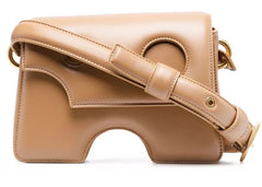 Off-White Burrow-22 Shoulder Bag Camel Brown