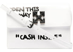 Off-White Cash Inside Ss22 Jitney Bag White/Black